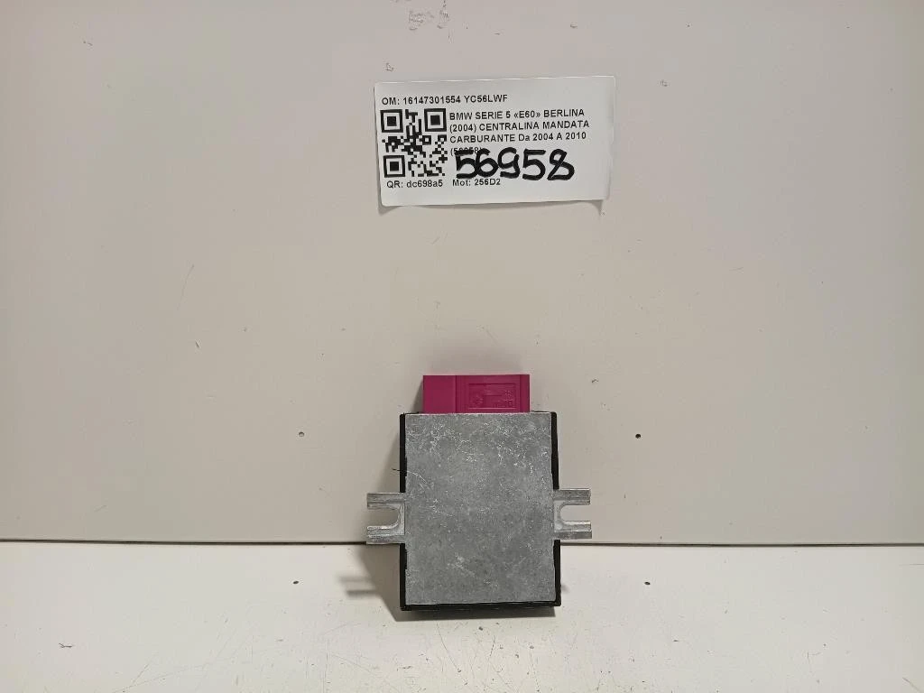 Centralina Mandata Carburante 16147301554 Bmw Serie 5 E60 Berlina 2004