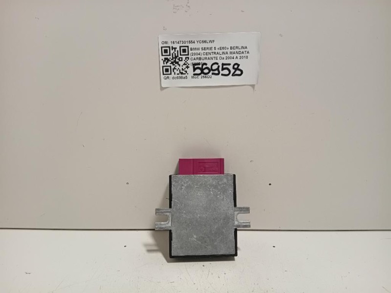 Centralina Mandata Carburante 16147301554 Bmw Serie 5 E60 Berlina 2004