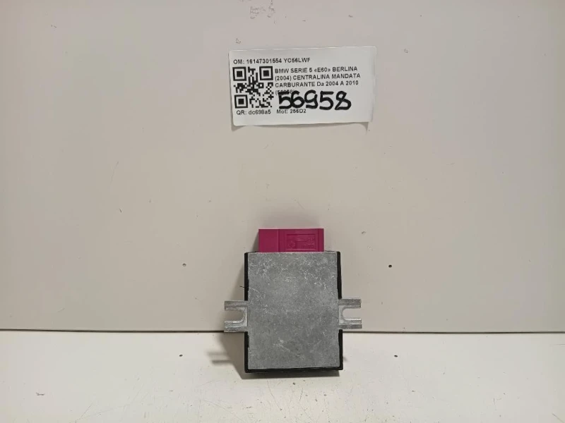 Centralina Mandata Carburante 16147301554 Bmw Serie 5 E60 Berlina 2004