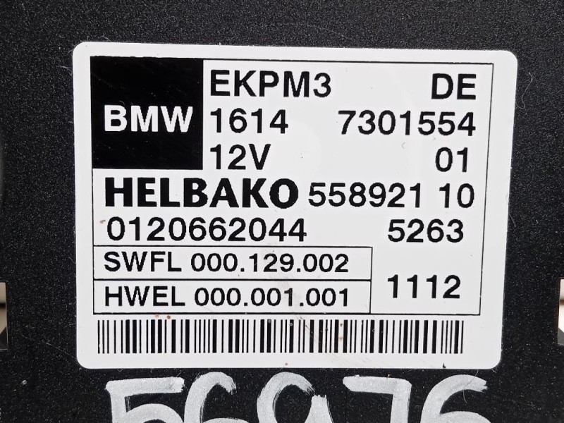 Centralina Mandata Carburante 16147301554 Bmw Serie 5 F10 Berlina 2012