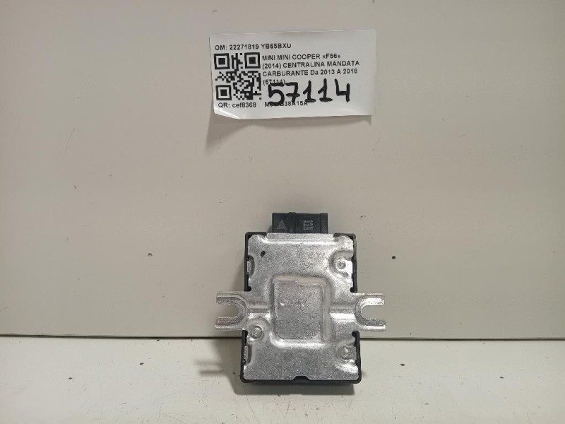 Centralina Mandata Carburante 22271819 Mini MINI Cooper F56 2014