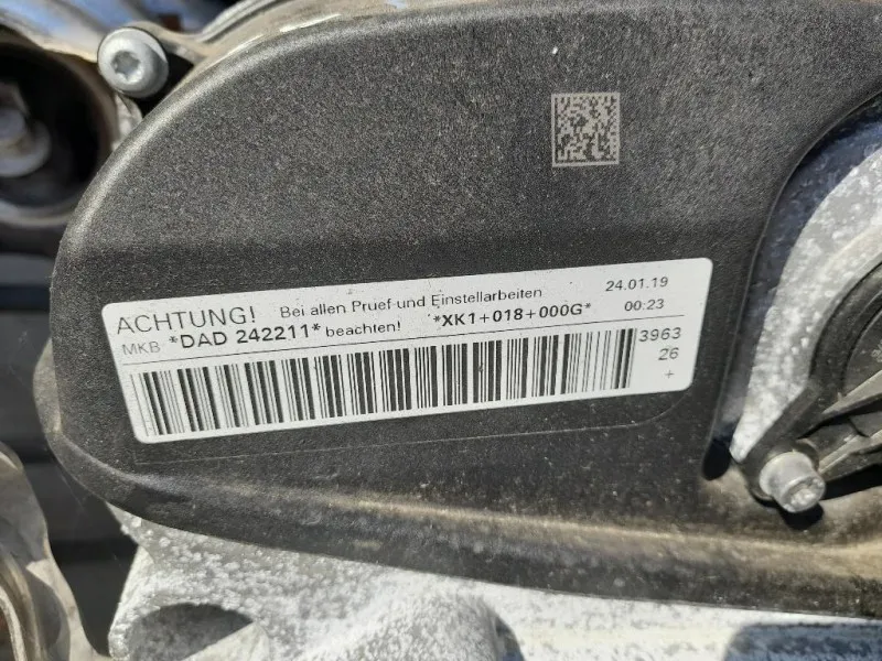 Motore Completo DADA 150 CV 110 KW Audi A3 8VF Sportback 2016