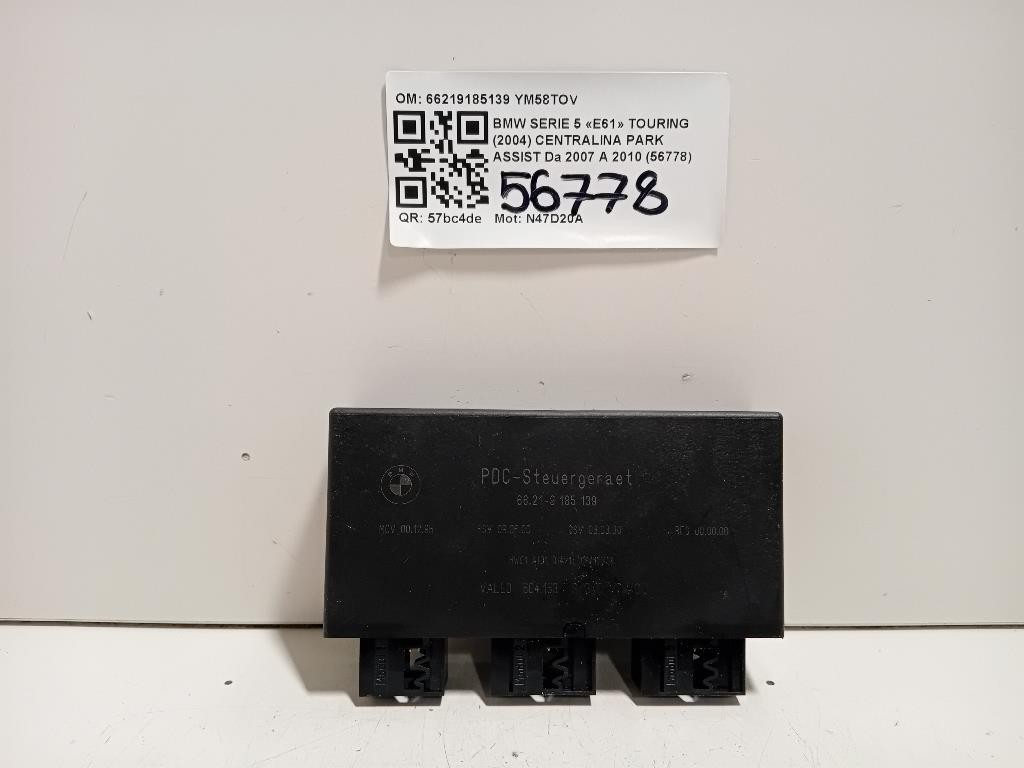 Centralina PARK Assist 66219185139 Bmw Serie 5 E61 Touring 2004