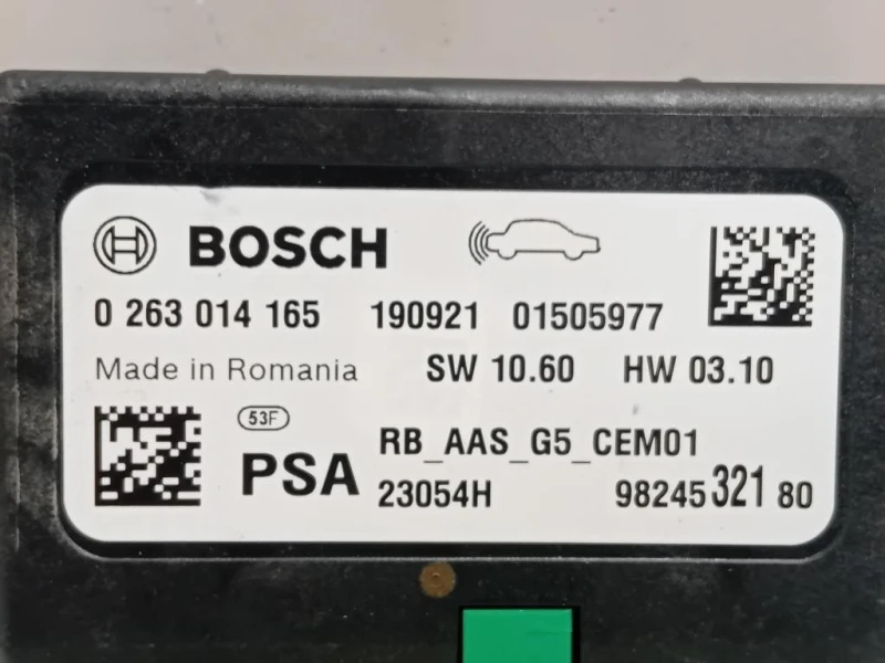 Centralina PARK Assist 0263014165 Citroen C3 Aircross 2017