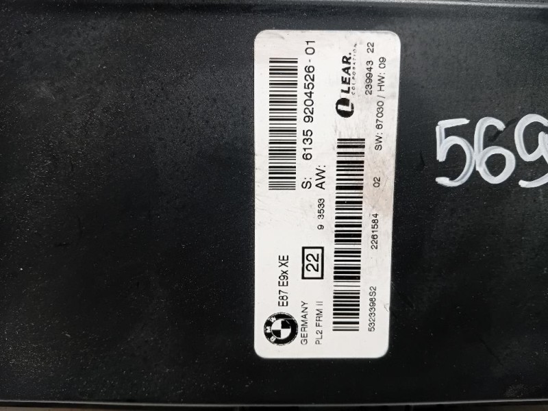 Centralina Proiettori Xenon 61359204526 Bmw Serie 1 E87 Berlina 2005