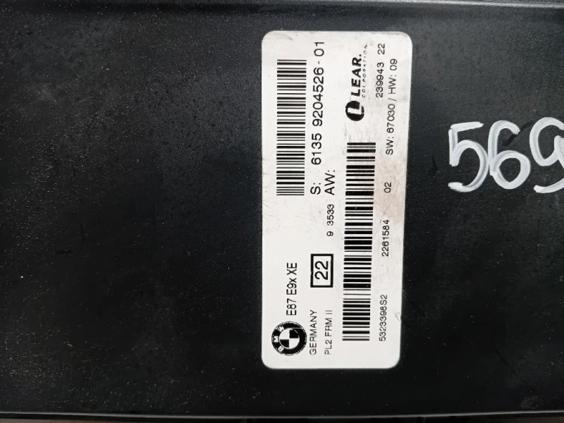 Centralina Proiettori Xenon 61359204526 Bmw Serie 1 E87 Berlina 2005