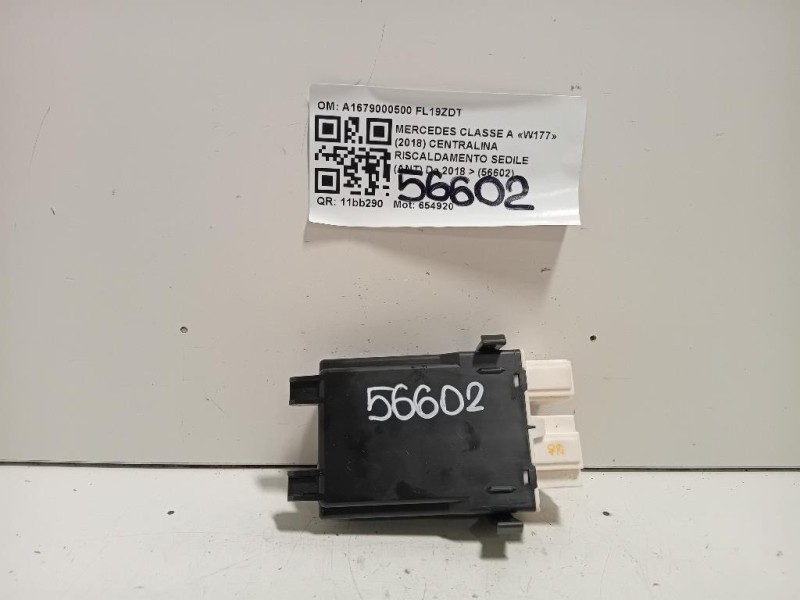 Centralina Riscaldamento Sedile ANT A1679000500 Mercedes Classe A W177 2018
