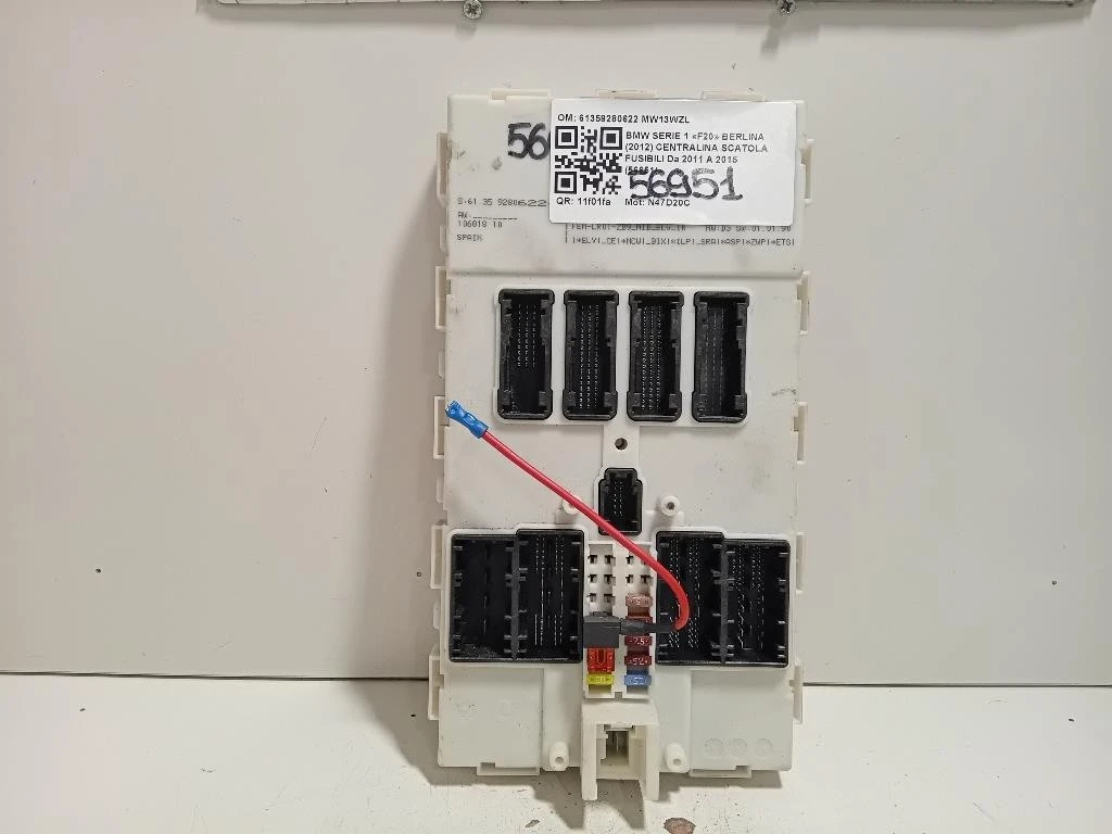 Centralina Scatola Fusibili 61359280622 Bmw Serie 1 F20 Berlina 2012