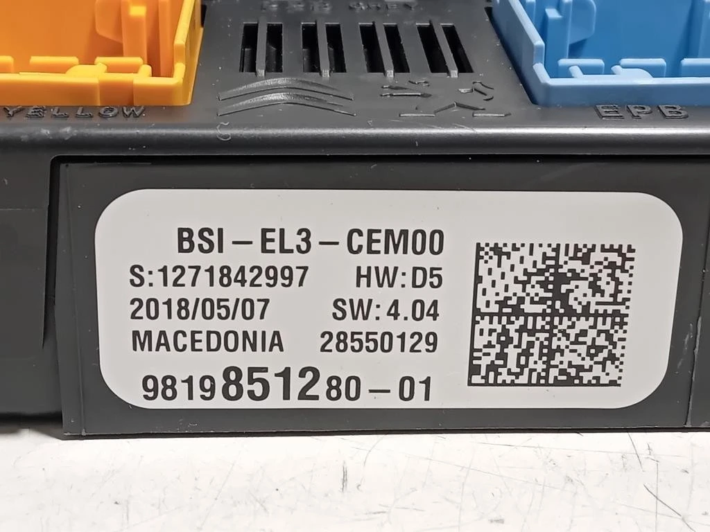 Centralina Scatola Fusibili 981985128001 Citroen C3 Aircross 2017