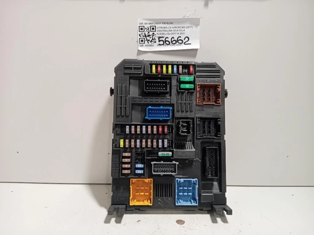 Centralina Scatola Fusibili 981985128001 Citroen C3 Aircross 2017