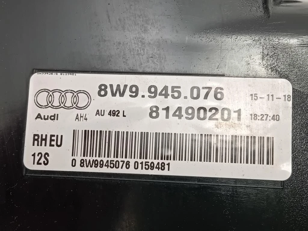 Fanale INF POST DX 8W9945076 Audi A4 8W5 Avant 2015