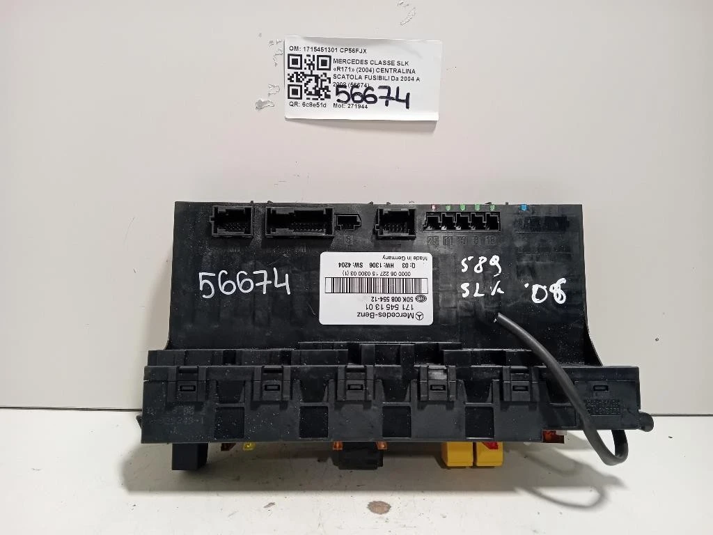 Centralina Scatola Fusibili 1715451301 Mercedes Classe SLK R171 2004