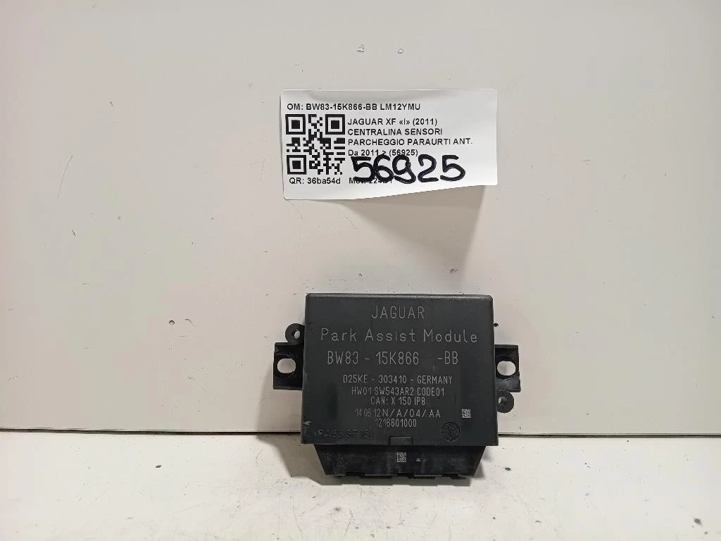 Centralina Sensori Parcheggio Paraurti ANT BW83-15K866-BB Jaguar XF I 2011