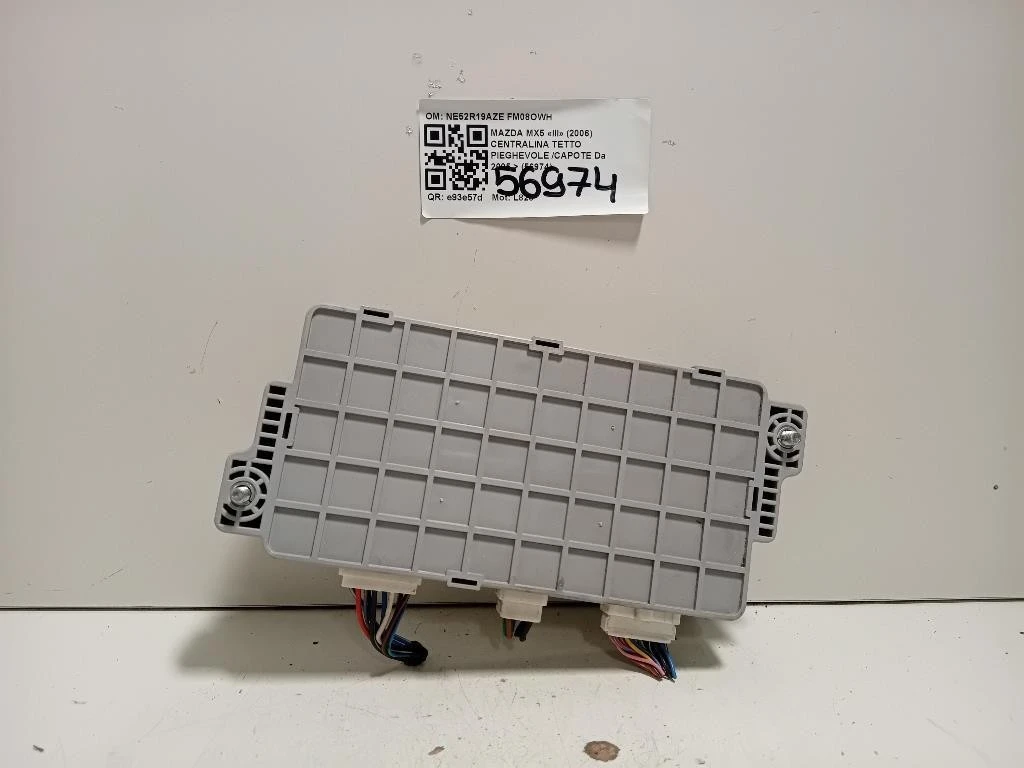 Centralina Tetto Pieghevole Capote NE52R19AZE Mazda MX5 III 2006