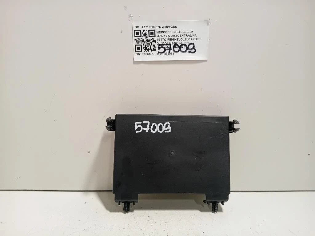 Centralina Tetto Pieghevole Capote A1718203326 Mercedes Classe SLK R171 2004