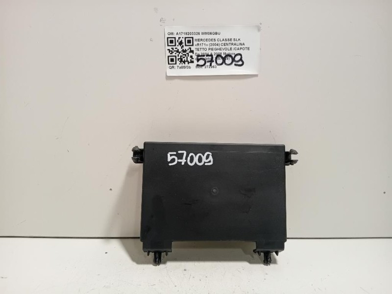 Centralina Tetto Pieghevole Capote A1718203326 Mercedes Classe SLK R171 2004