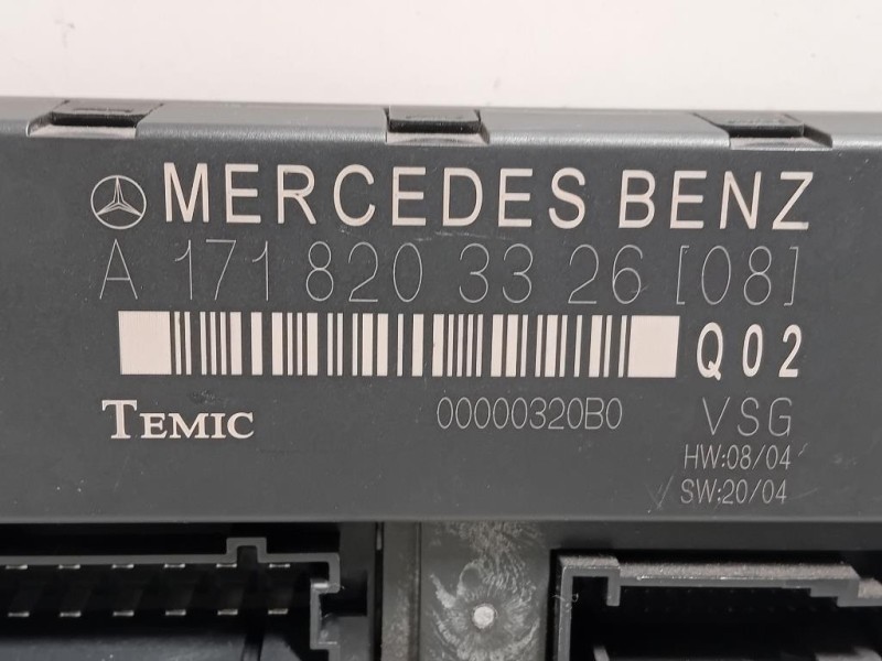 Centralina Tetto Pieghevole Capote A1718203326 Mercedes Classe SLK R171 2004