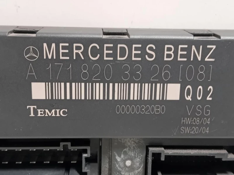 Centralina Tetto Pieghevole Capote A1718203326 Mercedes Classe SLK R171 2004