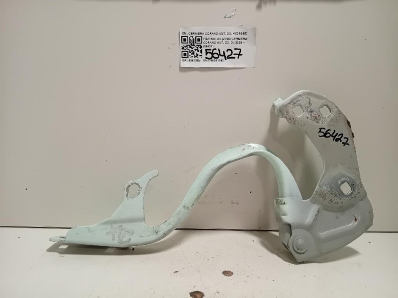 Cerniera Cofano ANT DX CERNIERA COFANO ANT DX Fiat 500 II 2015