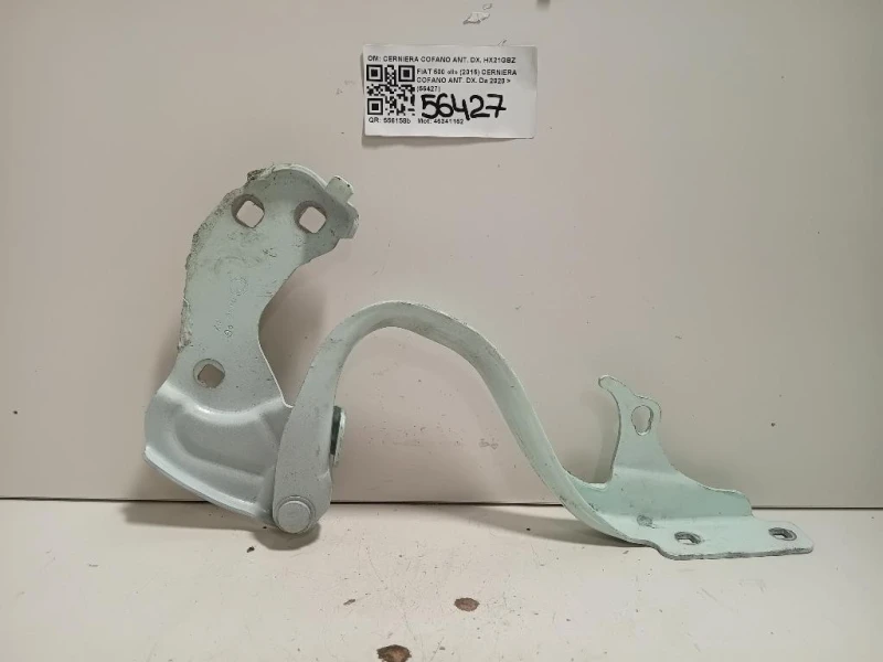 Cerniera Cofano ANT DX CERNIERA COFANO ANT DX Fiat 500 II 2015