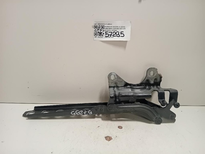 Cerniera Cofano ANT DX 95B823302 Porsche Macan I 2014
