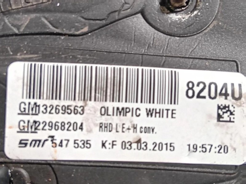 Retrovisore Esterno ANT SX 13269563 Opel Insignia A 2013