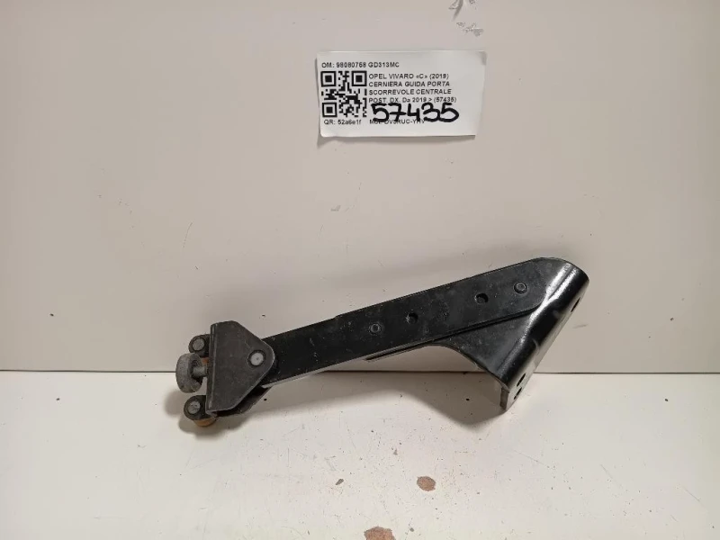 Cerniera Guida Porta Scorrevole INF POST DX 98080758 Opel Vivaro C 2019