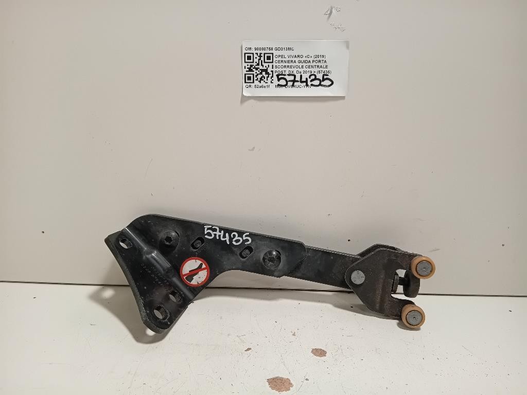 Cerniera Guida Porta Scorrevole INF POST DX 98080758 Opel Vivaro C 2019