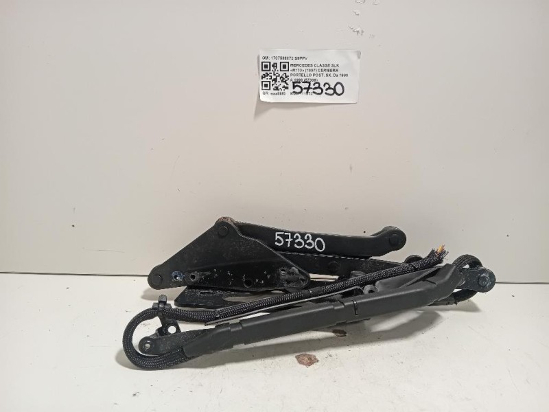 Cerniera Portello POST SX 1707500072 Mercedes Classe SLK R170 1997