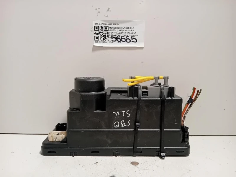 Chiusura Centralizzata Valvola PER Vuoto Daria A1708000848 Mercedes Classe SLK R170 1997