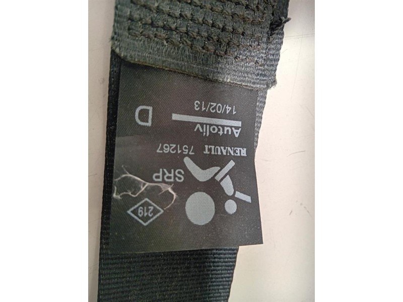 Cintura DI Sicurezza Sedile ANT DX 609979300 Dacia Duster I 2014
