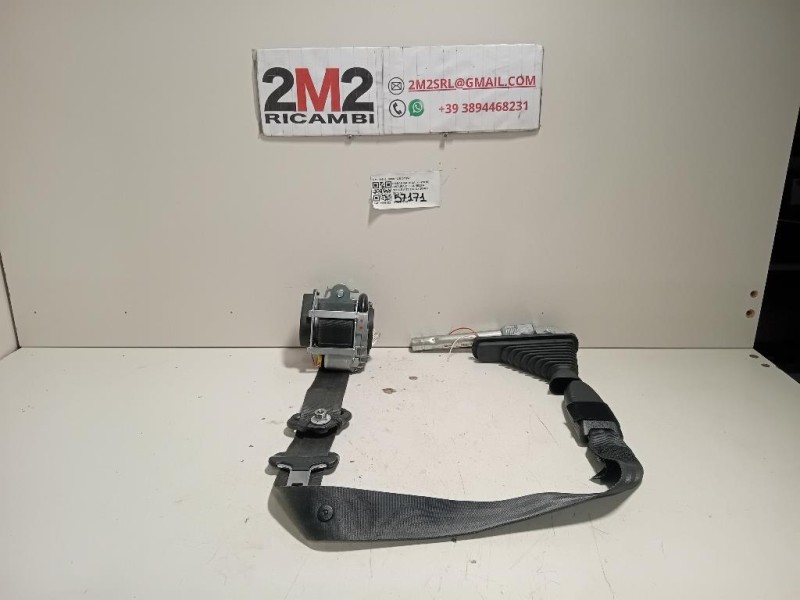 Cintura DI Sicurezza Sedile ANT DX 86843JD000 Nissan Qashqai I 2010