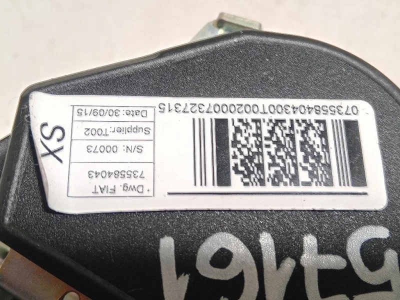 Cintura DI Sicurezza Sedile ANT SX 735584043 Fiat Doblò III 2015