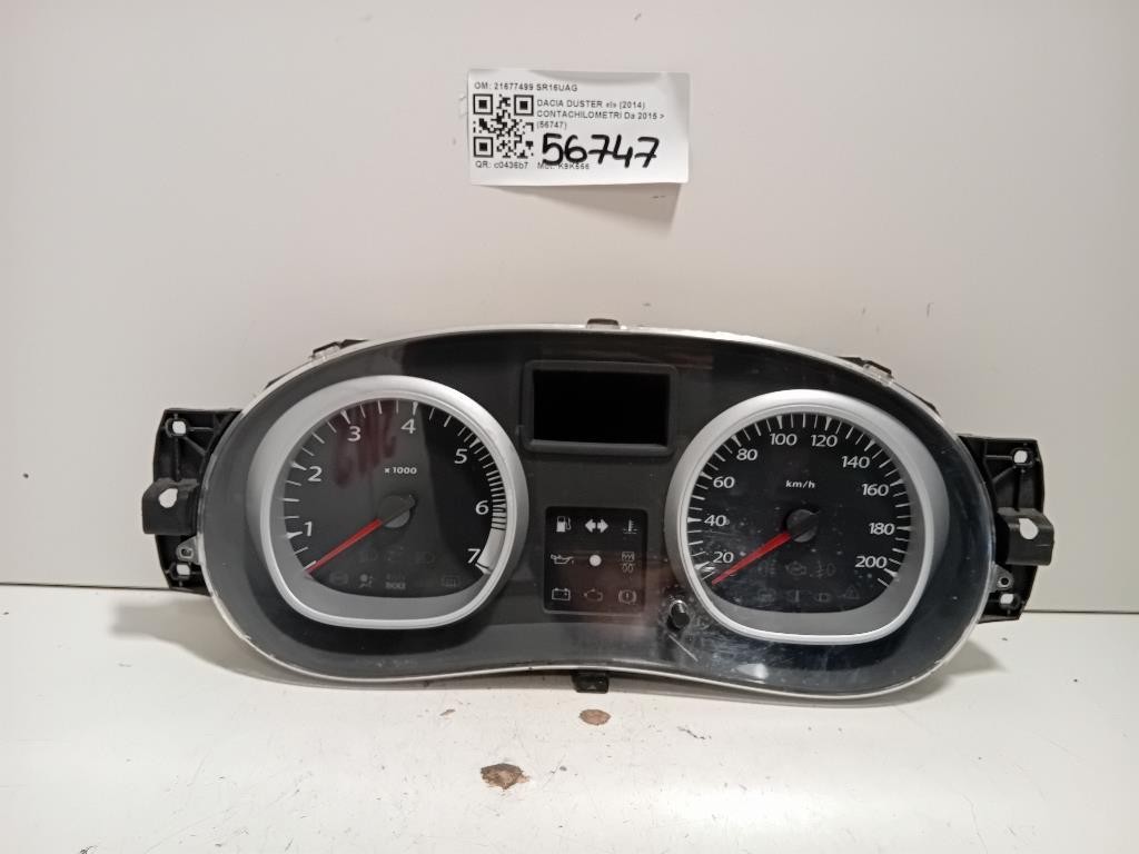 Contachilometri 21677499 Dacia Duster I 2014