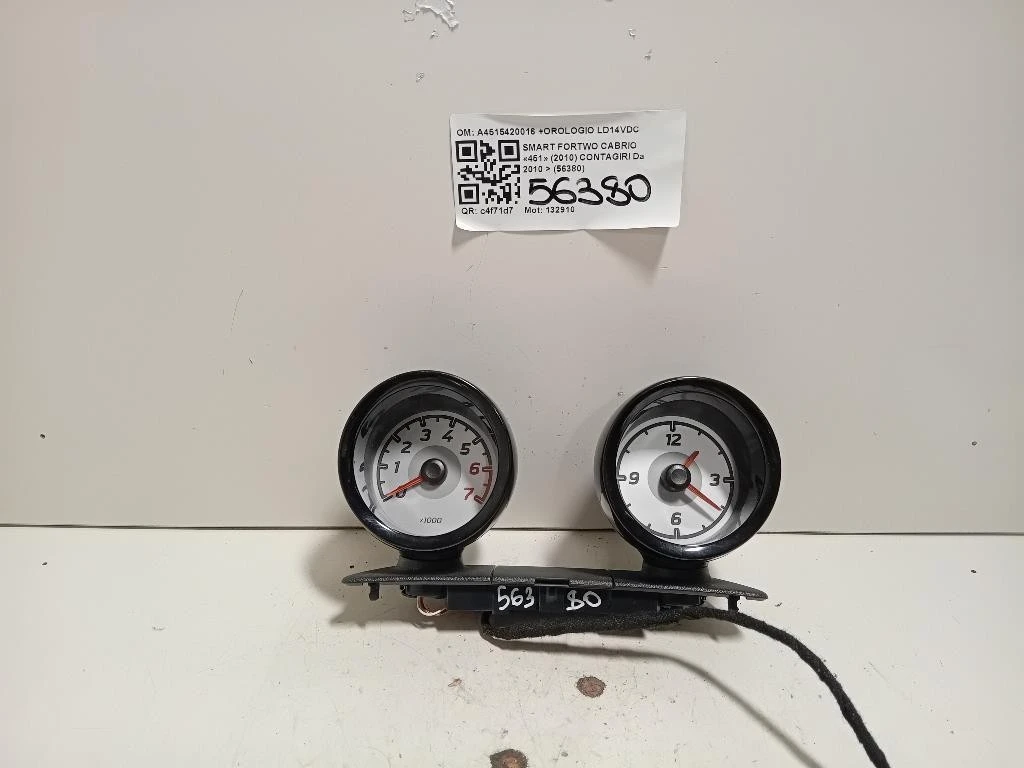 Contagiri A4515420016 +OROLOGIO Smart Fortwo Cabrio 451 2010