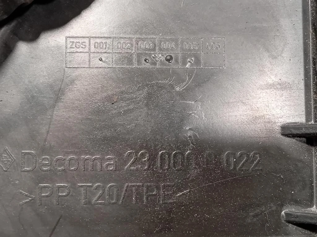 Convogliatore ARIA 230000022 Mercedes Classe B W245 2006