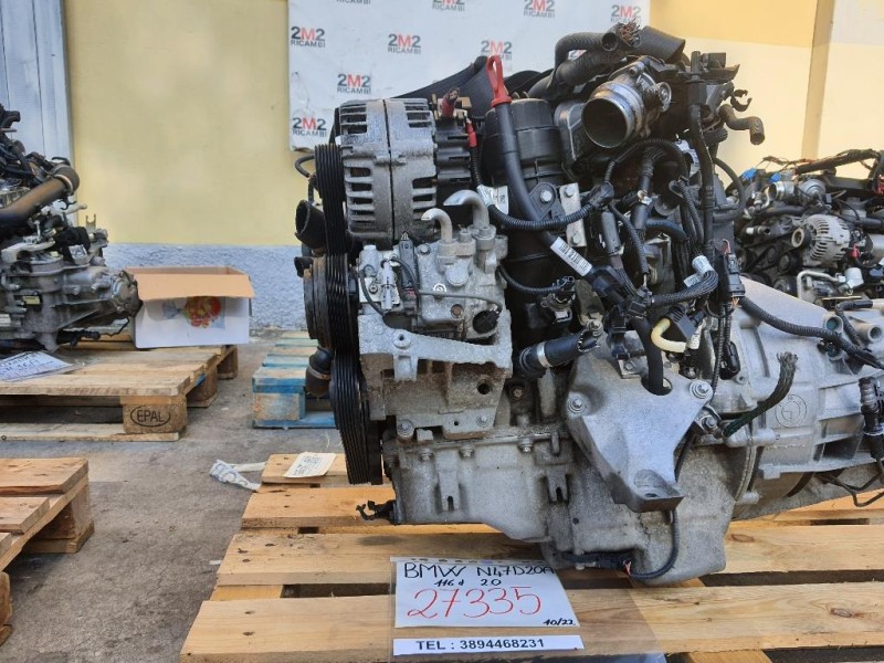 Motore Completo N47D20A 116CV 85KW Bmw Serie 1 E81 Berlina 2005
