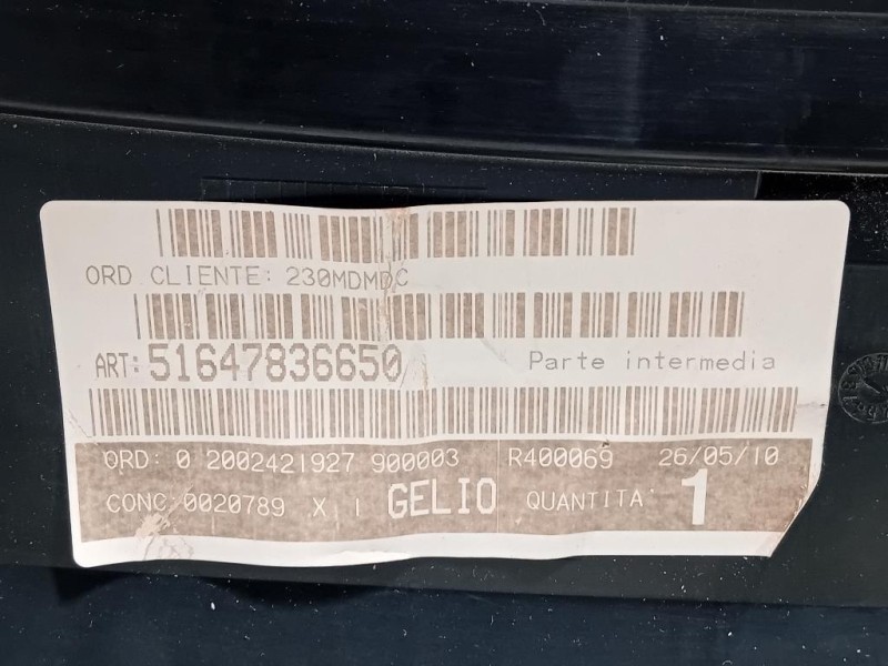Convogliatore ARIA Paraurti ANT 51647836650 Bmw Serie 1 E87 Berlina 2005
