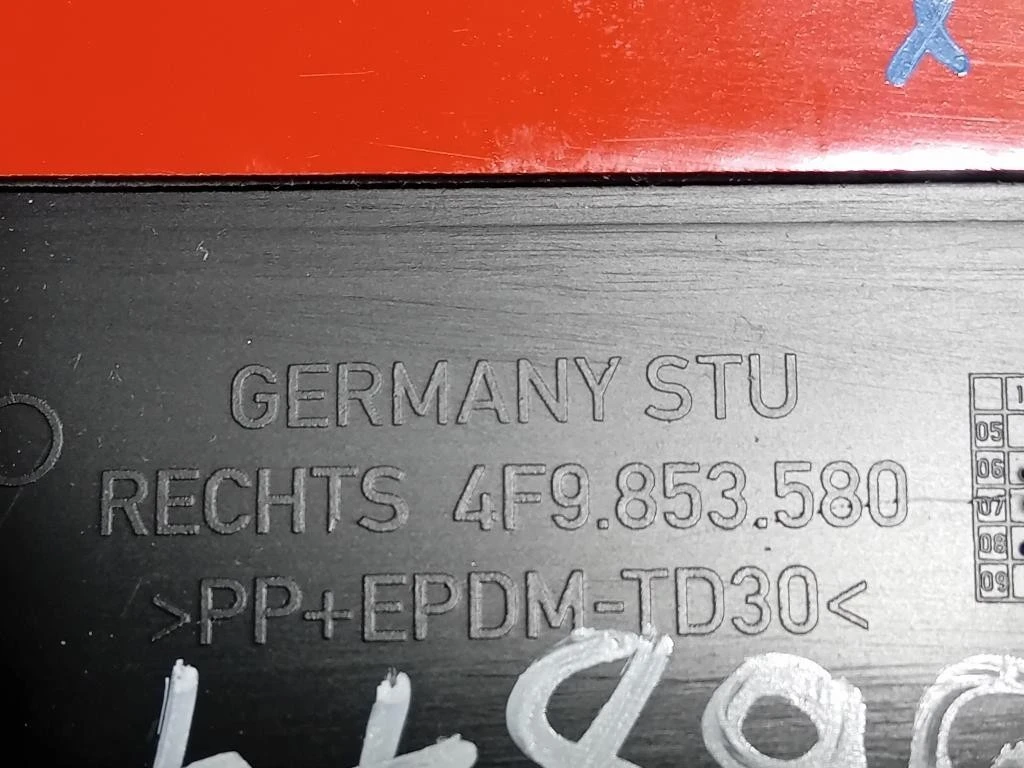 Copertura Pedana Battitacco POST SX 4F9853580 Audi A6 4ahc8 Allroad 2018