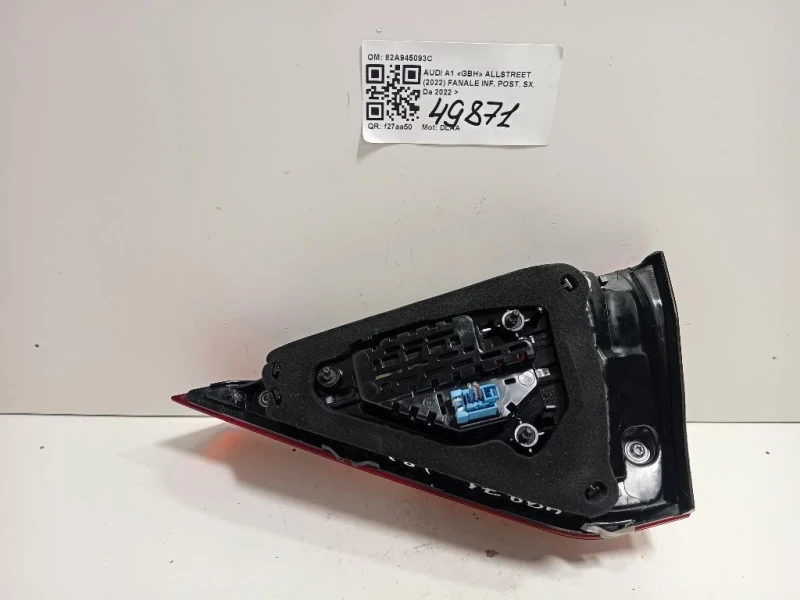 Fanale INF POST SX 82A945093C RE28990002 RI28990002 LED Audi A1 GBA Sportback 2018