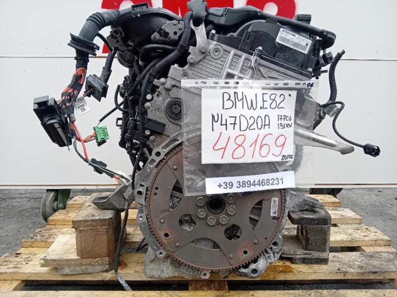 Motore Completo N47D20A 177 CV 131 KW Bmw Serie 1 E82 Coupe 2005