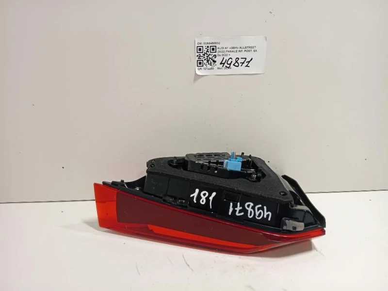 Fanale INF POST SX 82A945093C RE28990002 RI28990002 LED Audi A1 GBA Sportback 2018