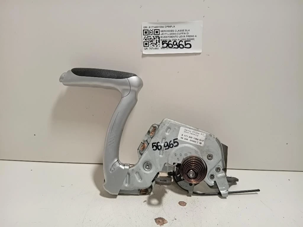 Cuffia DI Rivestimento LEVA Freno A MANO A1714201384 Mercedes Classe SLK R171 2004