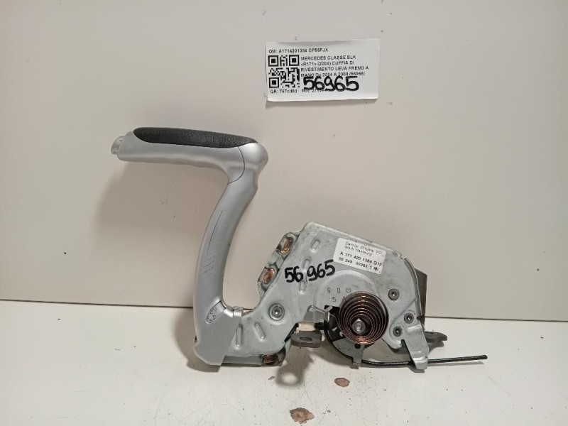 Cuffia DI Rivestimento LEVA Freno A MANO A1714201384 Mercedes Classe SLK R171 2004
