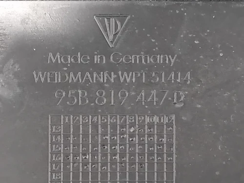 Cunetta Acqua Sottoparabrezza 95B819447B Porsche Macan I 2014