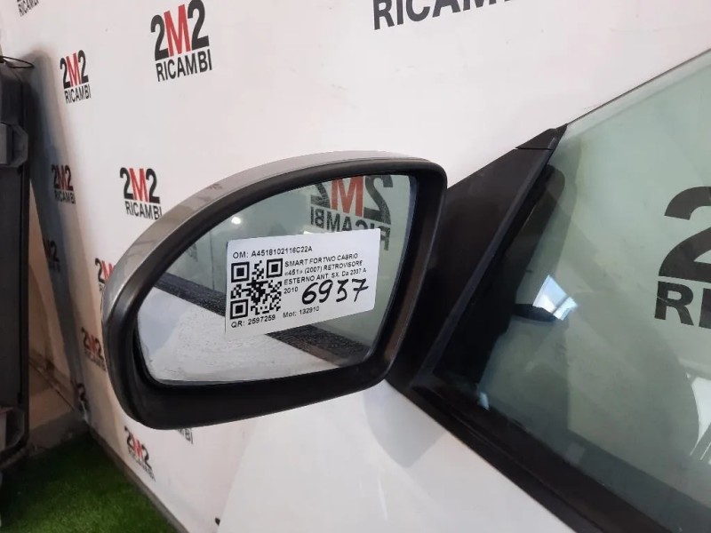 Retrovisore Esterno ANT SX A4518102116C22A Smart Fortwo Cabrio 451 2007