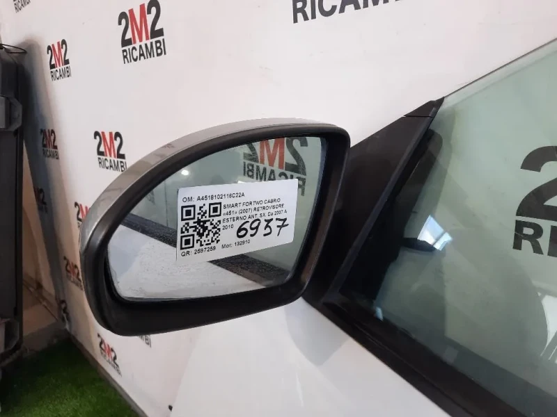 Retrovisore Esterno ANT SX A4518102116C22A Smart Fortwo Cabrio 451 2007