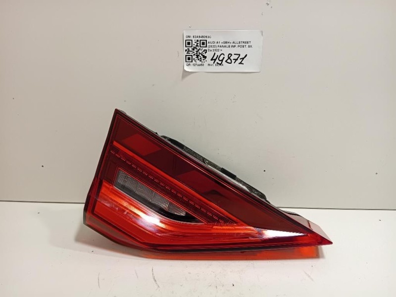 Fanale INF POST SX 82A945093C RE28990002 RI28990002 LED Audi A1 GBA Sportback 2018