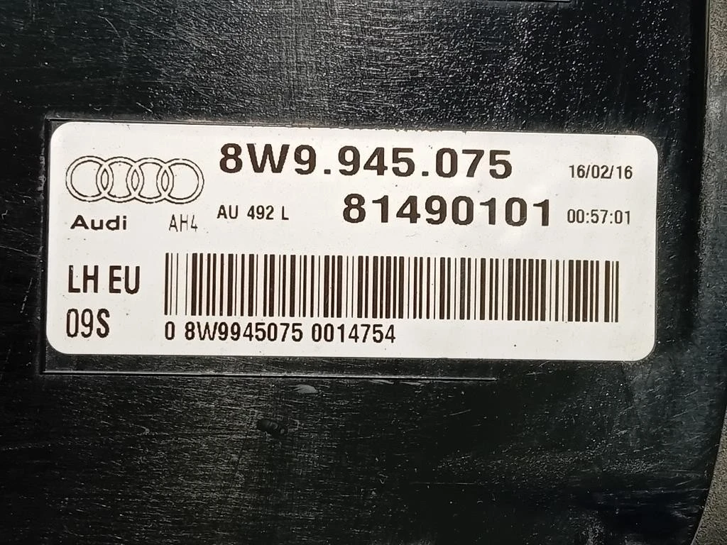 Fanale INF POST SX 8W9945075 Audi A4 8W5 Avant 2015