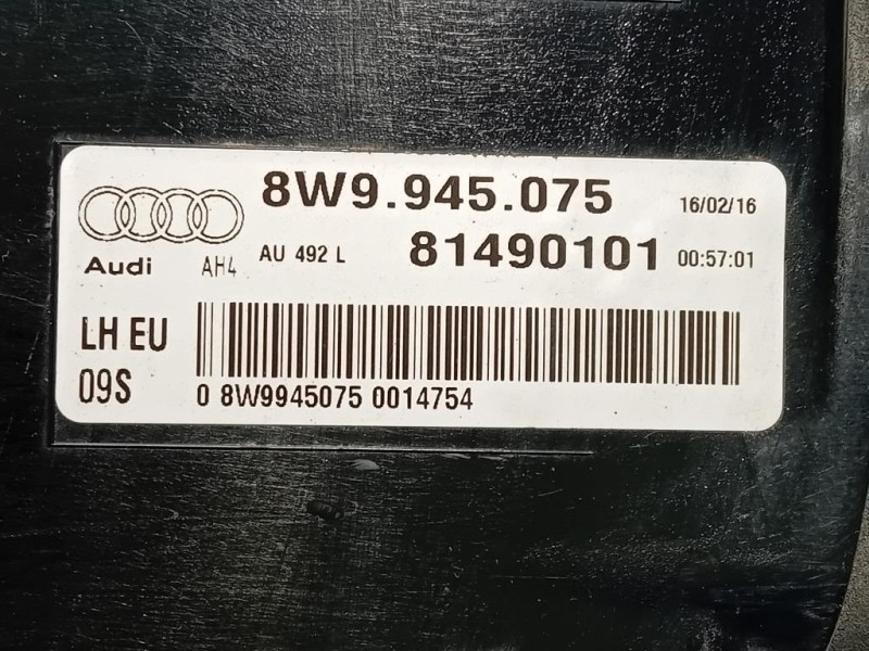 Fanale INF POST SX 8W9945075 Audi A4 8W5 Avant 2015